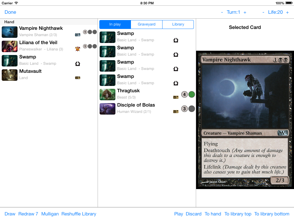 iPad: New Test Screen