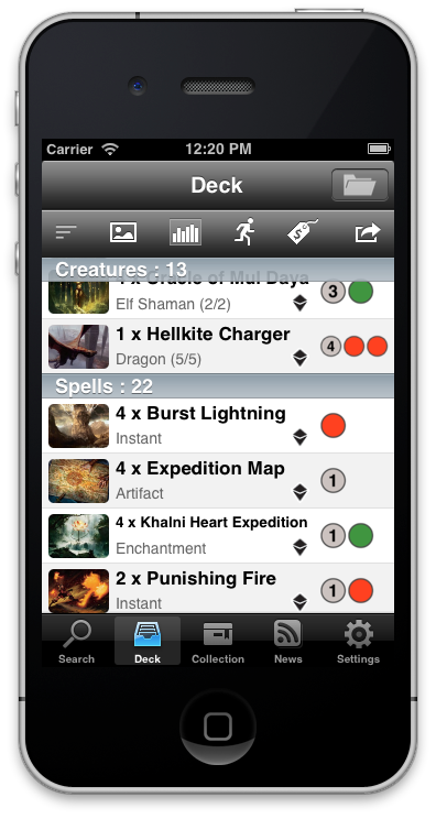 Decked Builder iPhone: Moving the deck toolbar