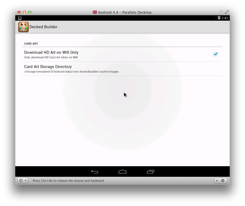 New Card Art Management Options for Decked Builder Android