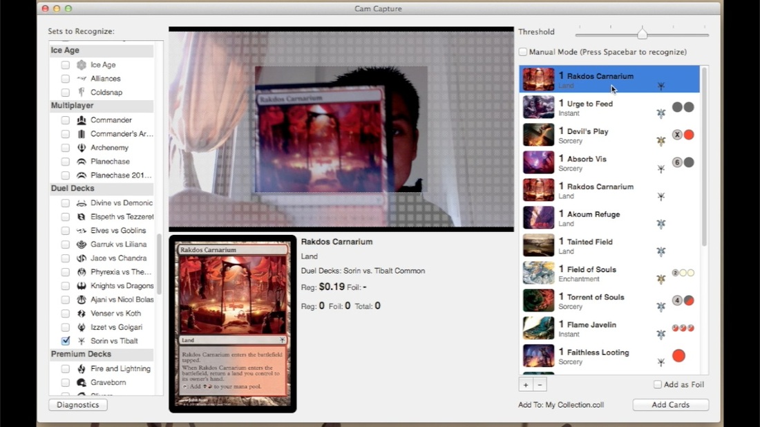 Card Cam Improvements
